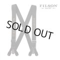 フィルソン タブ サスペンダー（ブラック・タン）/Filson Tab Suspenders(Black/Tan)
