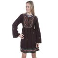 ボヘミアン トラディショナル刺繍 ワンピースS/Bohemian traditional embroidered dress(Women's)