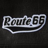 ワッペン ルート66 ブラック・シルバー/Patch Route 66