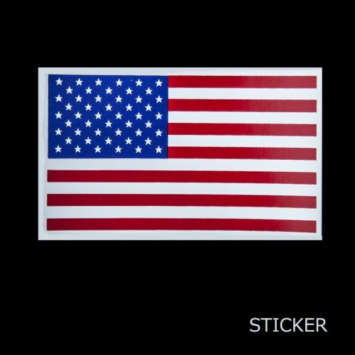 画像クリックで大きく確認できます　Click↓1: ビニール ステッカー アメリカ国旗/Sticker