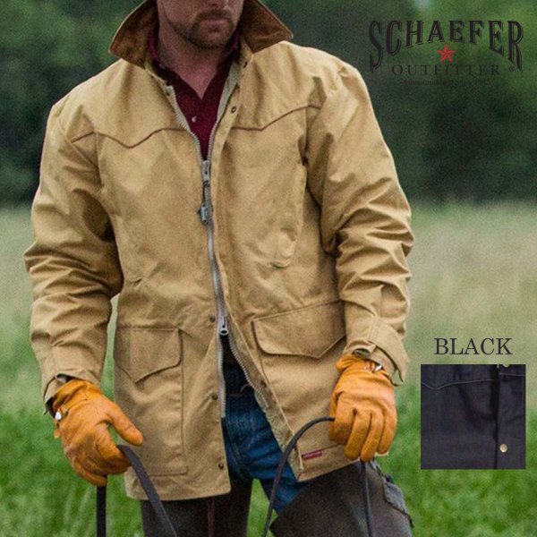 画像1: シェーファー ウエスタン ドリフター コート（ブラック）S/Schaefer Drifter Coat(202-Black)