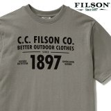 フィルソン 半袖 Tシャツ（スティープルグレー）/Filson S/S Outfitter Graphic T-shirt(Steeple Grey)