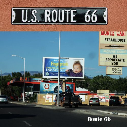 画像クリックで大きく確認できます　Click↓3: ルート66 ストリート サイン/Route 66 Sign