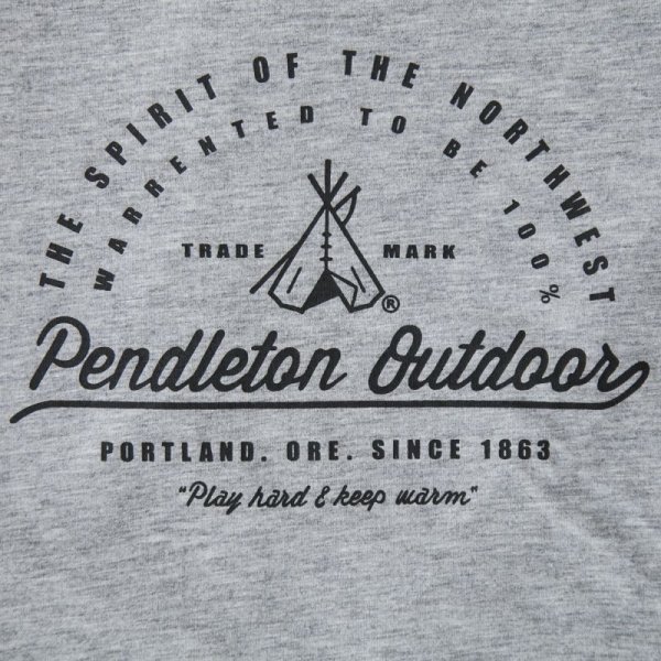画像2: ペンドルトン アウトドア 半袖 Tシャツ ティーピー（グレー）L/Pendleton SS T-shirt Teepee(Grey)