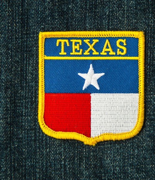 画像クリックで大きく確認できます　Click↓1: ワッペン テキサス スター/Patch Texas