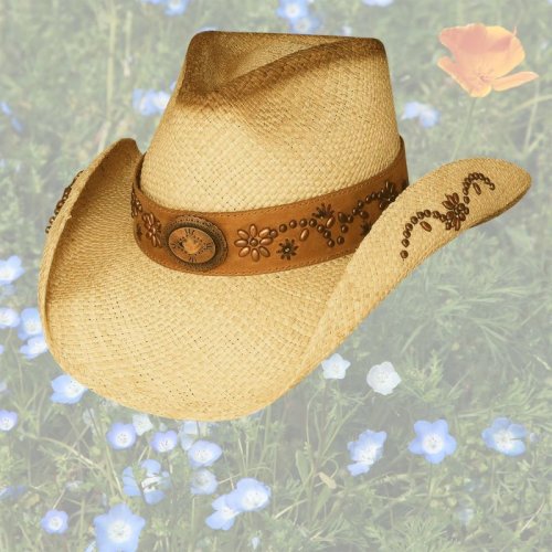 画像クリックで大きく確認できます　Click↓1: カウガール パナマ ストローハット（ナチュラル）/Genuine Panama Straw Hat (Natural)
