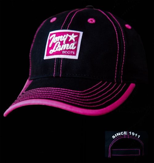 画像クリックで大きく確認できます　Click↓1: トニーラマ ブーツ キャップ（ブラック・ピンク）/Tony Lama Boots Cap