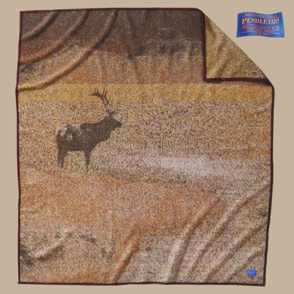 画像1: ペンドルトン キーピングウォッチ（エルク）ブランケット/Pendleton Keeping Watch Blanket(Elk)