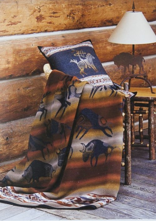 画像クリックで大きく確認できます　Click↓2: ペンドルトン キーピングウォッチ（エルク）ブランケット/Pendleton Keeping Watch Blanket(Elk)