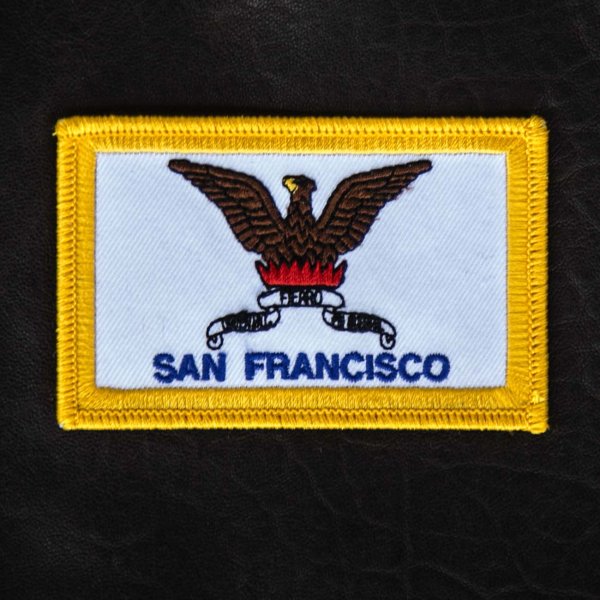 画像1: ワッペン カリフォルニア州サンフランシスコ市旗/Patch SAN FRANCISCO City Flag
