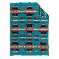ペンドルトン チーフジョセフ ムチャチョ ブランケット（ターコイズ）/Pendleton Chief Joseph Muchacho Blanket(Turquoise)