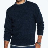 ペンドルトン シェトランド ウール セーター（インディゴヘザー）XS/Pendleton Shetland Wool Sweater Indigo Heather