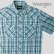 画像1: ラングラー 半袖 ウエスタンシャツ ターコイズブルーM/Wrangler Short Sleeve Western Shirt (1)