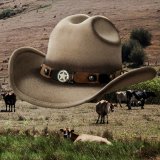 リトル カウボーイハット・サイズ調整テープ70cmつき（キッズ・サンド）/Lil Cowboy Wool Hat(Sand)