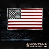 モンタナシルバースミス ベルト バックル アメリカンフラッグ/Montana Silversmiths Belt Buckle