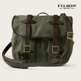 フィルソン ミディアム フィールド バッグ・ラージ ショルダー バッグ（オッターグリーン）/Filson Medium Field Bag(Otter Green)