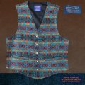 ペンドルトン U.S.A ヴァ－ジン ウール ベスト（ターコイズ・レッド）L/Pendleton U.S.A Virgin Wool Vest(Turquoise/Red)