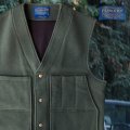 ペンドルトン ヘリテッッジ リミテッドエディション ウールベスト（フォレストグリーン）M/Pendleton Heritage Limited Edition Wool Vest(Forest Green)