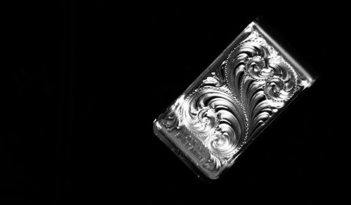 画像クリックで大きく確認できます　Click↓2: モンタナシルバースミス マネークリップ シルバー フィリグリー/Montana Silversmiths Money Clip Filigree scroll pattern