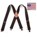 サスペンダー クリップ式（ブラウン）/M&F Western Products Clip Suspenders(N8510002 Brown)