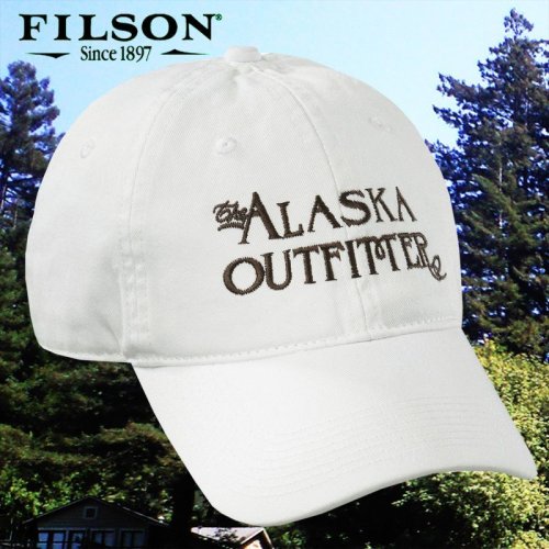 画像クリックで大きく確認できます　Click↓1: フィルソン アラスカ アウトフィッターズ キャップ（ホワイト）/Filson Cap