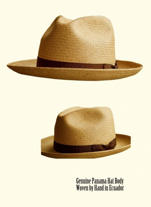 画像クリックで大きく確認できます　Click↓1: パナマ フェドラ ハット/Straw Hat