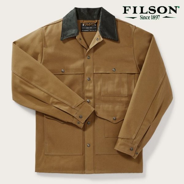 画像1: フィルソン キャンバス クルーザー ジャケット（ウォームタン）/Filson Canvas Cruiser Jacket(Warm Tan)