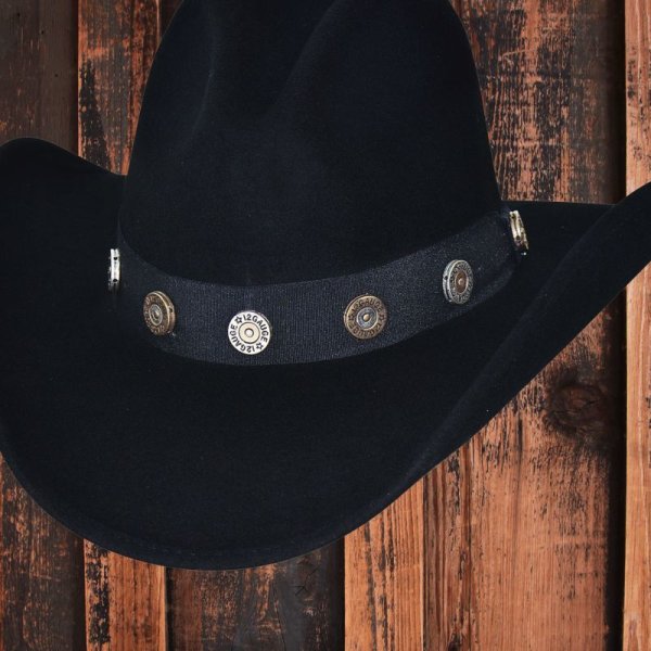 画像1: ブルハイド カウボーイハット ショットガン（ブラック）/Bullhide Cowboy Hat Shotgun(Black)