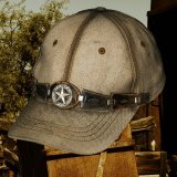 テキサス スターコンチョ キャップ（ブラウン）/Star Concho Cap(Brown)