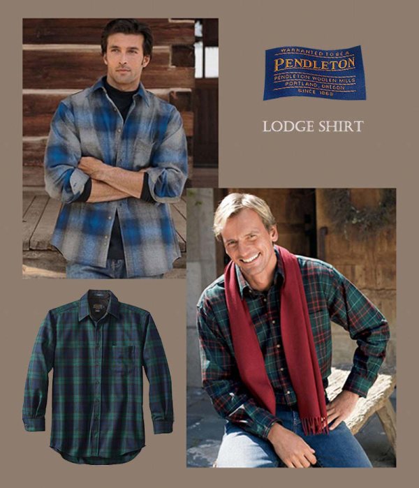 画像3: ペンドルトン ウール シャツ・フィッテッド ロッジシャツ（長袖・グレー・レッドチェック）/Pendleton Fitted Lodge Shirt (Grey/Red Check)