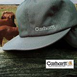 カーハート ロゴ イヤーフラップ キャップ（グレー）/Carhartt Cap(Logo/Gray)