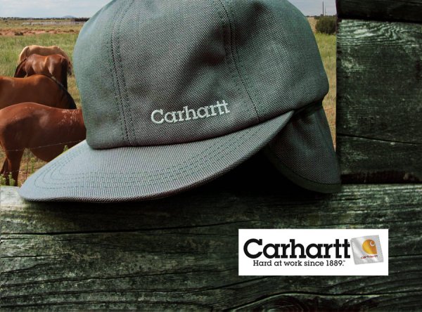 画像2: カーハート ロゴ イヤーフラップ キャップ（グレー）/Carhartt Cap(Logo/Gray)