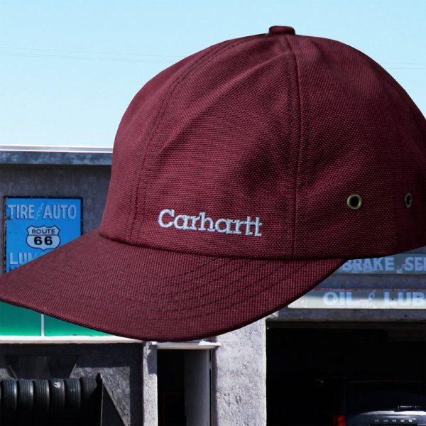 画像2: カーハート ロゴ キャップ（ワイン）/Carhartt Logo Cap(Wine)