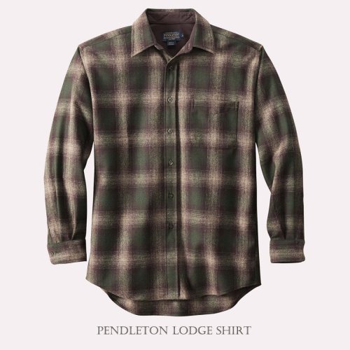 画像クリックで大きく確認できます　Click↓2: ペンドルトン ウール シャツ・ロッジ シャツ（長袖・スチュワートレッドタータン）/Pendleton Lodge Shirt (Stewart Red Tartan)