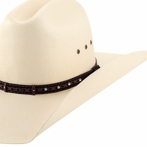 画像クリックで大きく確認できます　Click↓2: ウエスタン ストロー ハット （アイボリー）/Western Straw Hat (Ivory)