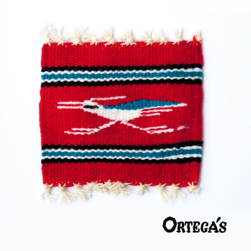 画像クリックで大きく確認できます　Click↓1: オルテガ ウール コースター ロードランナー（12cm×12cm）/Ortega's Wool Coasters