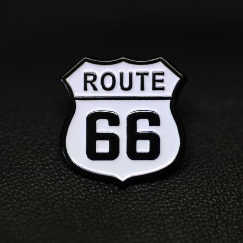 画像クリックで大きく確認できます　Click↓1: ルート66 ピンバッジ/Pin Route 66