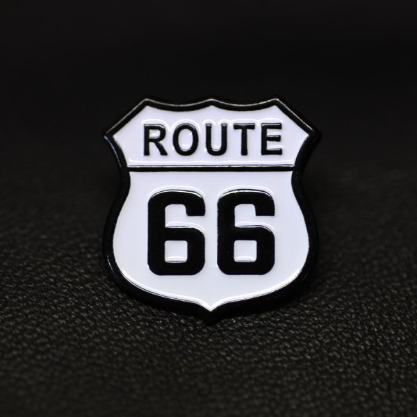 画像1: ルート66 ピンバッジ/Pin Route 66