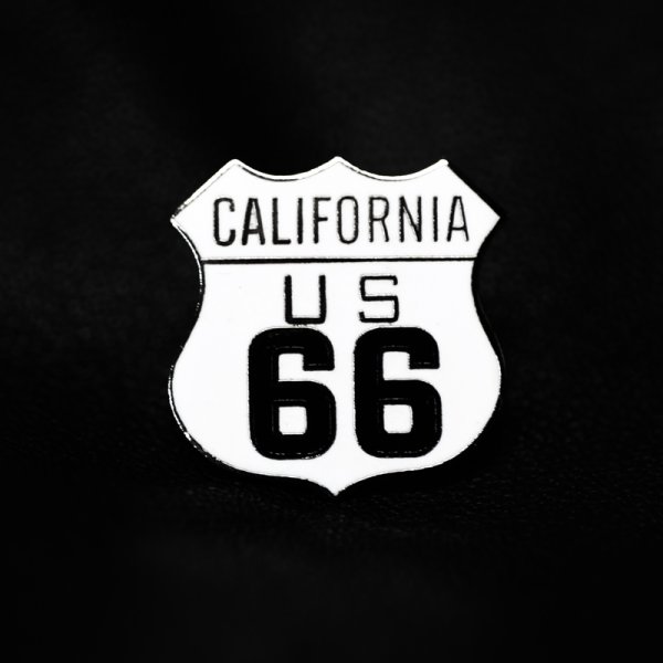 画像1: ルート66 ピンバッジ カリフォルニア/Pin California US Route 66