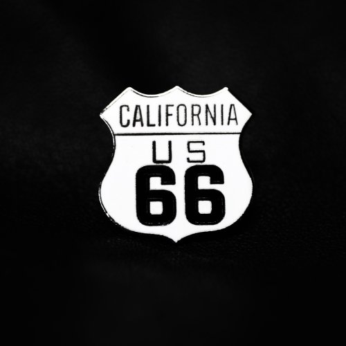 画像クリックで大きく確認できます　Click↓1: ルート66 ピンバッジ カリフォルニア/Pin California US Route 66