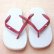 画像2: アバクロンビー＆フィッチ ビーチサンダル ホワイト/レッド（メンズ）/Abercrombie&Fitch Flip Flop White/Red（Mens) (2)