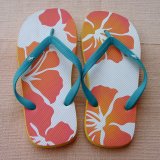 アバクロンビー＆フィッチ ビーチサンダル フラワープリント（メンズ）/Abercrombie&Fitch Flip Flop Flower Print（Mens)