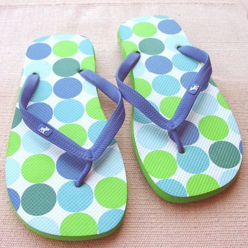 画像クリックで大きく確認できます　Click↓1: アバクロンビー＆フィッチ ビーチサンダル 水玉（メンズ）/Abercrombie&Fitch Flip Flop" Drop of Water"（Mens)