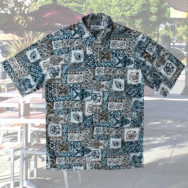 画像2: アートハウス 半袖 フィッシュ プリントシャツ/Arthouse Fish Print Shortsleeve Shirt