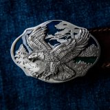 ベルト バックル フライイングイーグル＆フォレスト/Belt Buckle