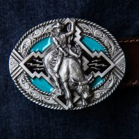 ブル ライディング ベルト バックル/Buckle Bull Riding