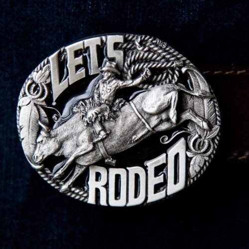 画像クリックで大きく確認できます　Click↓1: ロデオ ベルト バックル/Western Belt Backle LET'S RODEO