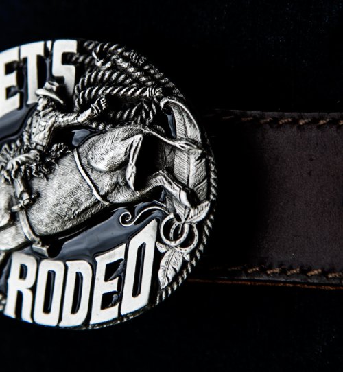 画像クリックで大きく確認できます　Click↓2: ロデオ ベルト バックル/Western Belt Backle LET'S RODEO