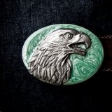 アメリカンイーグル ベルト バックル（ライトブルー）/American Eagle Belt Buckle