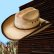 画像1: PBR プロフェッショナル ブルライダース ストロー カウボーイ ハット（ナチュラル・ブラウン）ラージサイズ61cm〜63cm/PBR Cowboy Hat(Natural/Brown) (1)